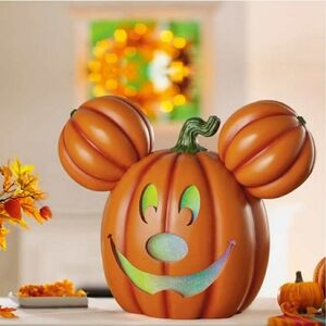 Disney Mickey Pumpkin Light Up & Musical Jack O Lantern Costco 2024